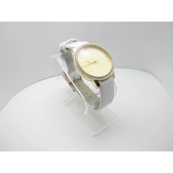 Women's Manhattan By Croton Analog Dial Crystals 38mm Watch (D260) - Picture 2 of 10